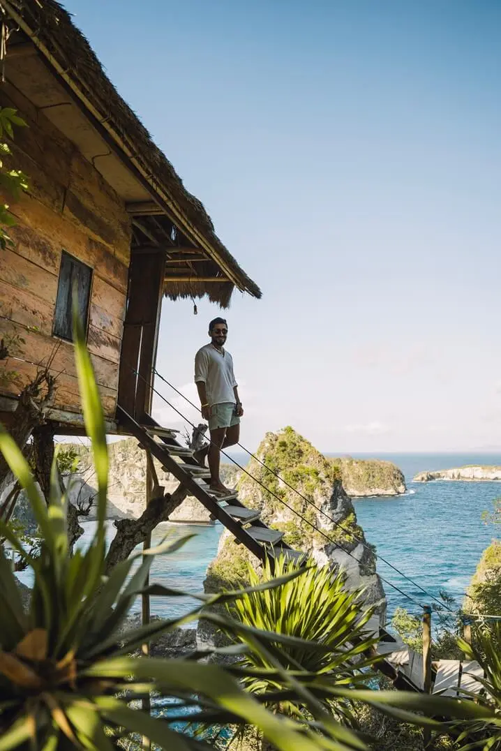 Casas na árvore em Nusa Penida